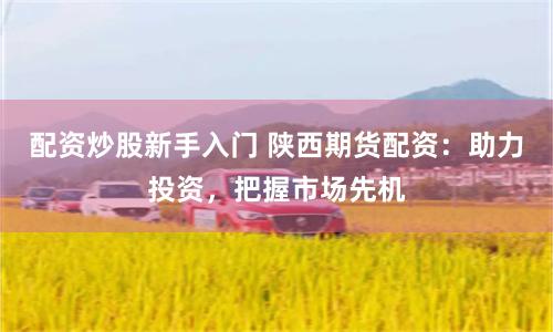 配資炒股新手入門 陜西期貨配資：助力投資，把握市場先機